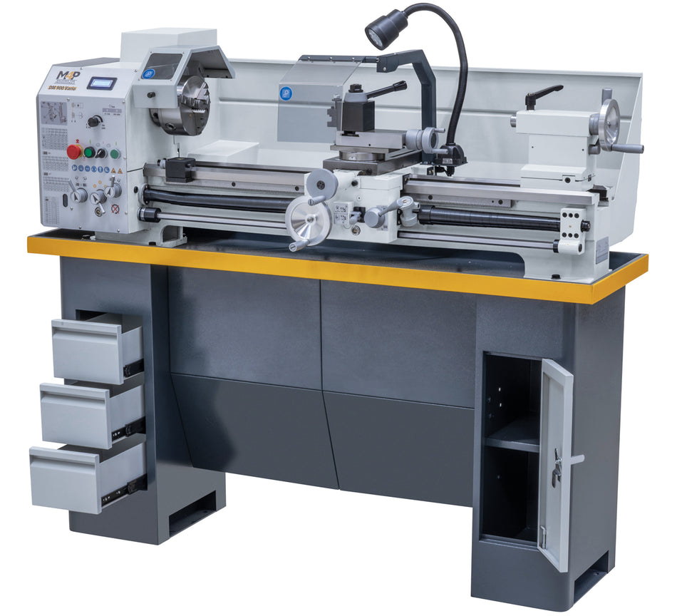 Leit- und Zugspindeldrehmaschine DM 900 V / 230 V mit Untergestell SL 12