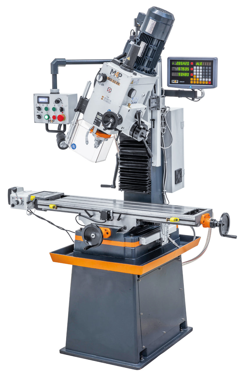 Bohr- und Fräsmaschine inkl. Guss-Untergestell MD 55 PF