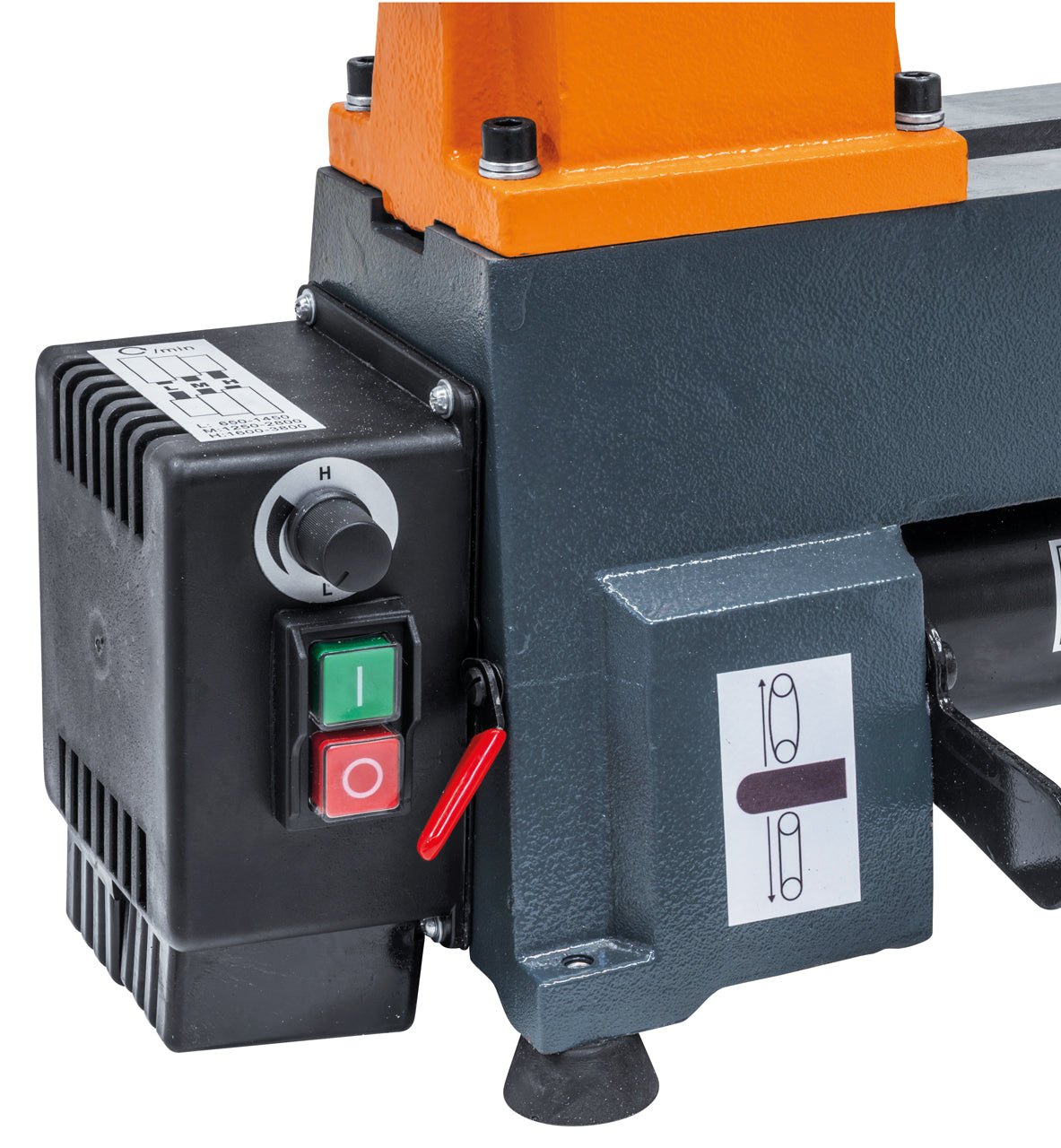 Drechselmaschine WL 450 V – Schalter