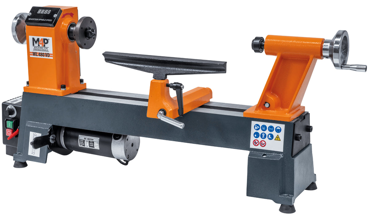 Drechselmaschine WL 480 VD – Rechtsansicht